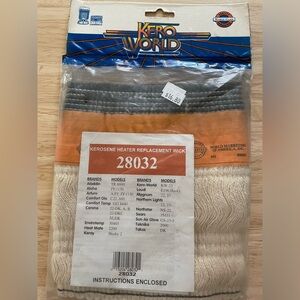 KERO WORLD 28032 Kerosene Heater Wick NOS Aladdin Corona Arturo Aloha Keray